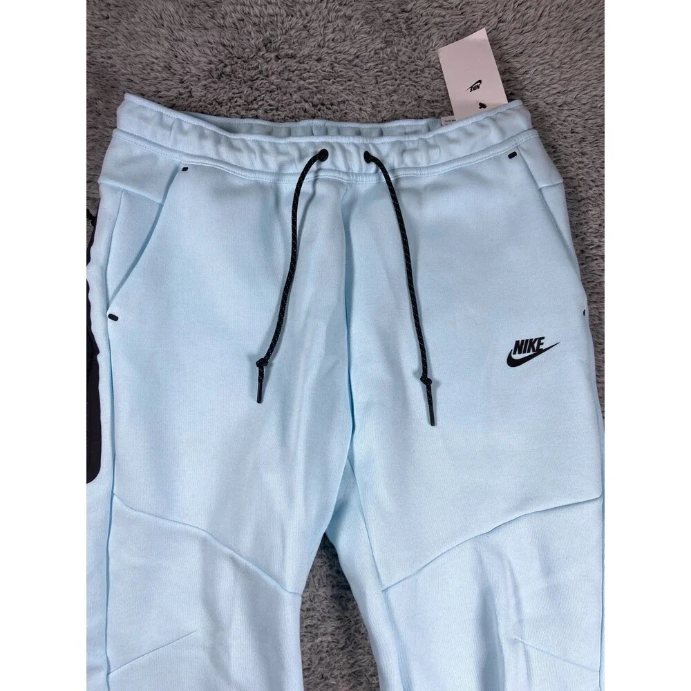 Nike Sportswear Tech Fleece Joggers Size Small Men Glacier Blue HV0959-474